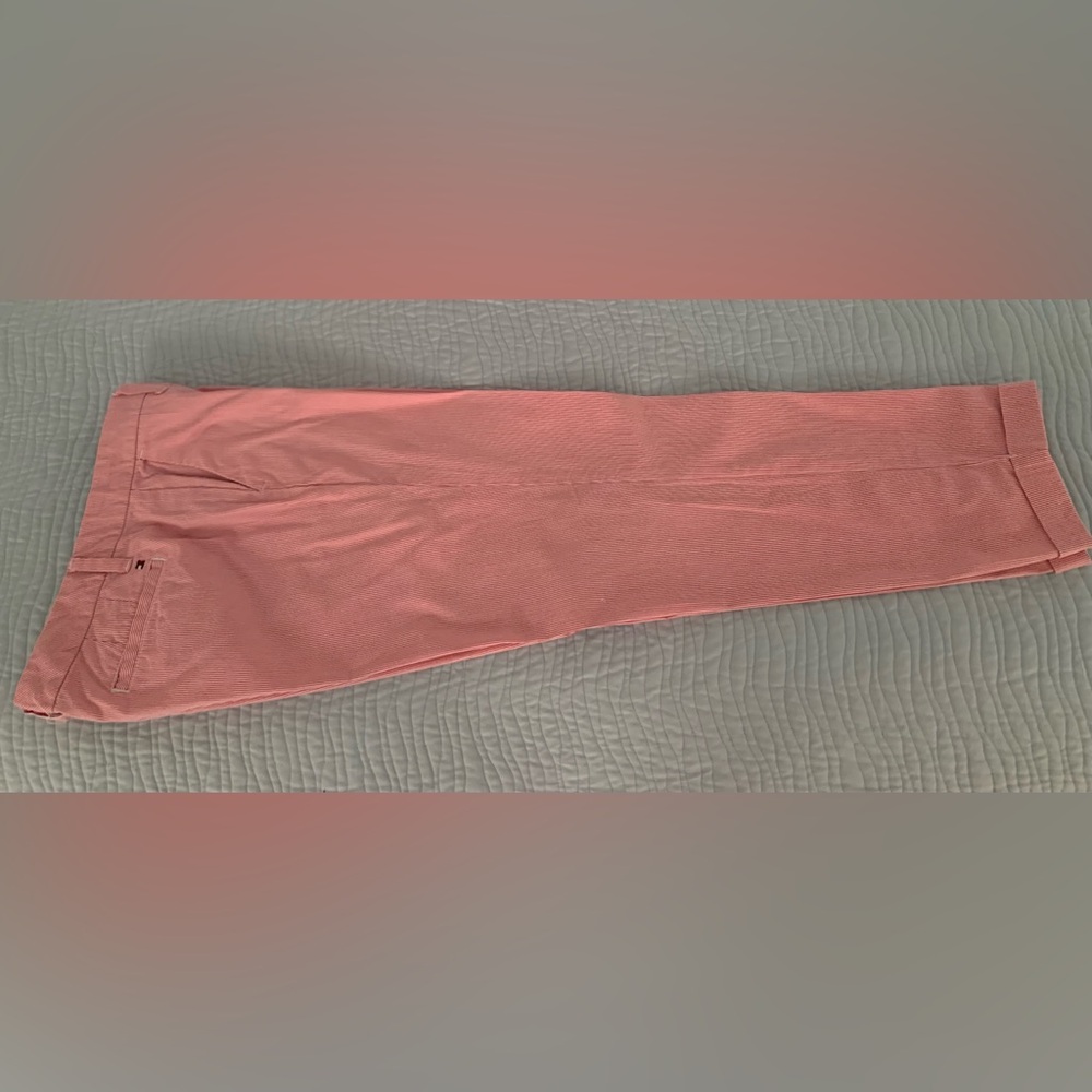 Red & white Tommy Hilfiger Slacks - Picture 3 of 13